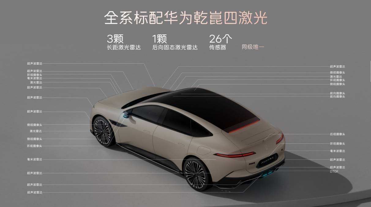 阿維塔12四激光版正式上市 重塑30萬級豪華轎車標桿